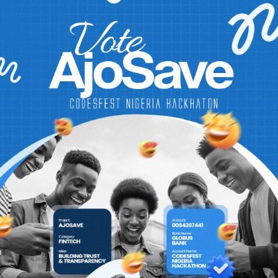 kosiso_chi56839's profile picture. Ajosave: The secure digital platform modernizing Esusu/Ajo communal savings. Built at the Codefest Hackathon. Focused on FinTech for financial inclusion.