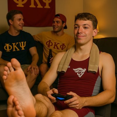 johnlovesfeet69's profile picture. worshipping frat boyz and straight men