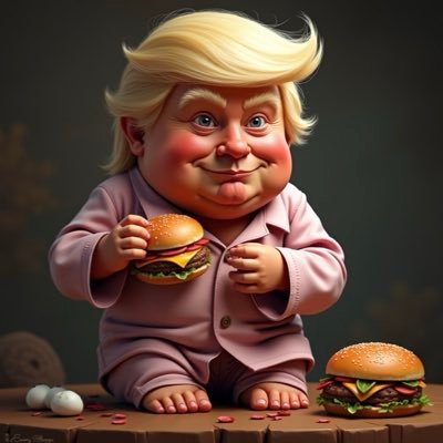 TinyTrumpCoin's profile picture. Who is Tiny Trump? 🍔 for Barron!