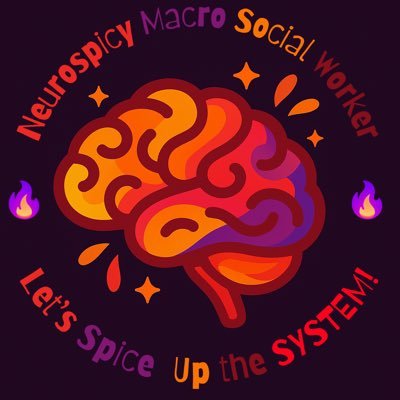 ADHD_MacroMSW's profile picture. ADHD-fueled macro MSW | Abolitionist | Systems change with extra flavor 🌶️ | Joy is a public good | Being myself is resistance