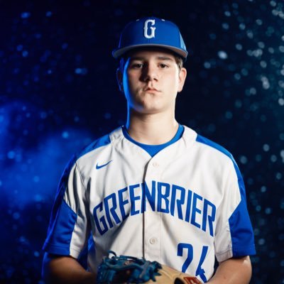 CarsonBryant_12's profile picture. Greenbrier High School c/o 2028 | 4.0 GPA | 1B/RHP