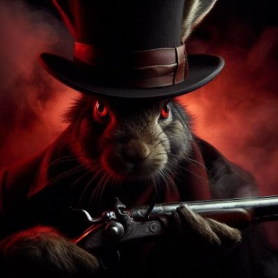 BlackWildBunny's profile picture. Et si les lapins s'armaient histoire d'équilibrer les choses.