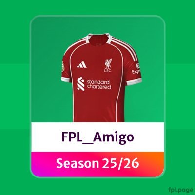 AmigoFPL's profile picture. 🇷🇸
🔴 Liverpool 🔴
Email: guzina1996@gmail.com

📈 19/20 29k
📈 20/21 16k
📈 21/22 172k
📈 22/23 169k
📈 23/24 112k
📈 24/25 94k

📈 25/26 4mil