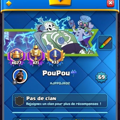 PouPou_Cr's profile picture. Joueur clash royal compétitif