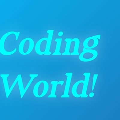 codingworld001's profile picture. 