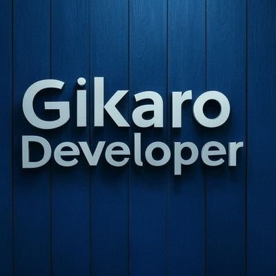 GikaroDeveloper's profile picture. Software Developer | Tech Enthusiast
Selling Phones, Laptops & Other Electronics | 
WhatsApp:0740200757