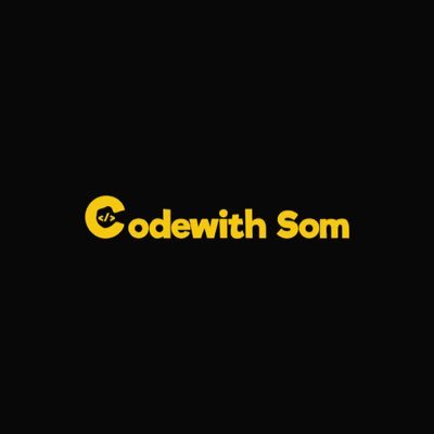 CodeWithsom21's profile picture. Web Developer | Turning ideas into reality with code.