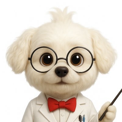 choppytrivia's profile picture. 🎓🐶名犬チョッピー博士がナビゲートする
『知識発見！トリビアGET★チャンネル』だワン🌟
動物・歴史・科学・日常の不思議まで、
「えっ！そうなの！？」がいっぱいの楽しい雑学をお届けしてるワン！