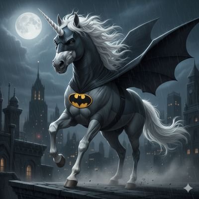 Baticorn's profile picture. Never Play Leapfrog with a Unicorn 🦄