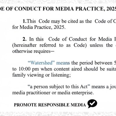 CCommissionKE's profile picture. The Complaints Commission, under the Media Council Act 2013, mediates disputes, ensuring high journalistic standards and impartial, swift complaint resolution.
