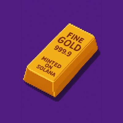 SolanaGoldBars's profile picture. The future of wealth is digital. Each Gold Bar NFT is a symbol of trust, permanence, and decentralized value — minted on Solana for the next era of collectors.