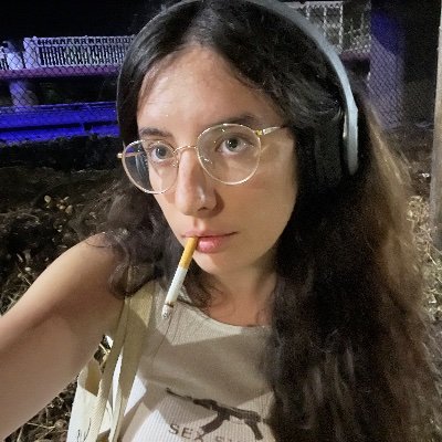 dniellechelosky's profile picture. FEMALE LONELINESS EPIDEMIC ⋆｡𖦹°⭒˚｡⋆ header by elena redmond ♡