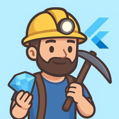 FlutterMiners's profile picture. Mining the best Flutter widgets & UI gems 💎
