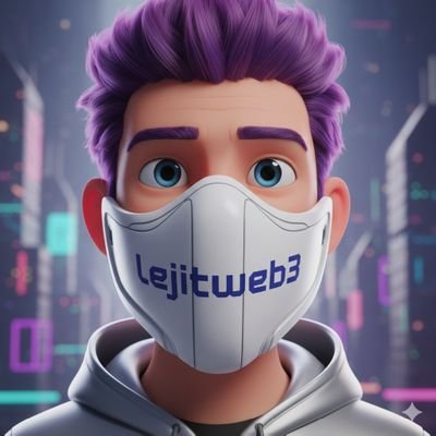 Lejitweb3's profile picture. 🕸️ Web3 jobs | 💻Graphic designer🥇 | 🖥️ Content Writing 📝💻 | Crypto News 📈  | OnChain Analyst📢 | Blockchain_Pro💀☠️ | Dex Trader💰