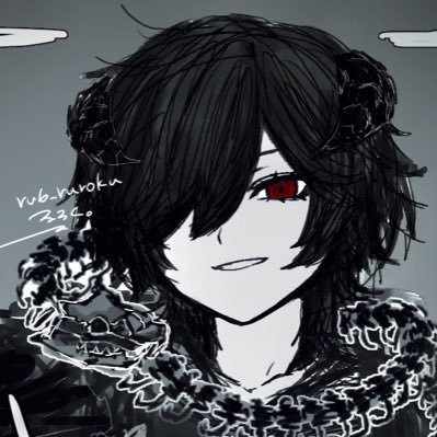 ru6_ruroku's profile picture. 🥀るろくru6。お絵描きしてる人。目隠れともふもふけもも好き。🎨✍///((❌ 🆖:AI学習、無断転載.トレス.パクリ.無断使用.等NG❌DO NOT REPOST ❌ X以外には🙅🏻blueSky動かしてないです))🩶🐾PC未所持。vr準備中~。🐍🥀。