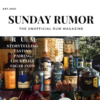 sunday_rumor's profile picture. The Unofficial Rum Magazine written by social misanthrope with WSET Level 2 in Spirits who drinks rum, smokes cigars and writes rumors