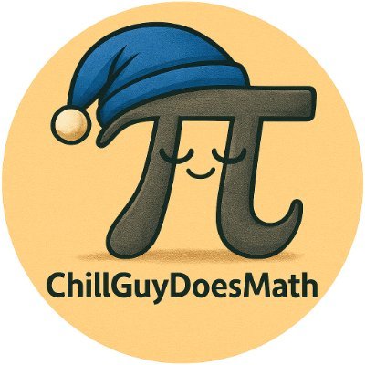 ChillGuyMath's profile picture. Relaxing Math Lessons
https://t.co/rTDSuVlWwj