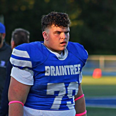 JoeDonovan79's profile picture. Bhs | Class of 2026 | Braintree MA | C | G | OT | 6’2 315lbs| email:donovanjoseph435@gmail.com| 339-201-0328 | NCAA ID# 2503550399