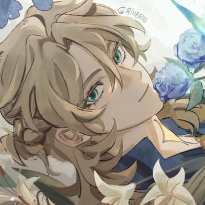 rinbedo's profile picture. 21🔸 Albether heaven 🌻🌤️🔸 https://t.co/2iuzaxGN6S 🔸Do not repost my art on tiktok.🔸 Pfp/banners are ok w/ credits 🔸PARALOGISM PEAK OF GENSHIN