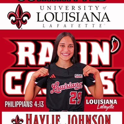 hayliej2026's profile picture. @RaginCajunsSB commit - @VaUnitySB - Fredericksburg Christian 🦅