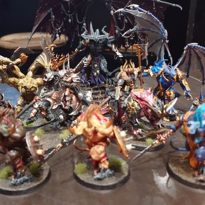 WH_masujirou's profile picture. 田中益次郎のウォーハンマー用アカウント。
2023/9から頑張り始めたAoSバトルジャンキー。AoSの対戦大歓迎！現在4版は101戦。
アーミー:StD、セラフォン、アイアンジョウ、ティーンチ
主に秋葉原周辺に出没。AoS大好き！！