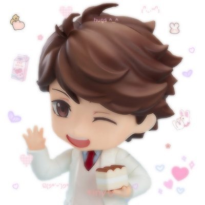 oikalover_'s profile picture. 💭! Comiendo pan de leche con Oikawa · iwaoi ˙ voley n4 — my love Tom Holland ୭ ❨𖦹 • I am bi .𖥔 ݁ ˖ ── 🤍🩵 ˙ ̟ have a good day !! ᭝ ᨳ ՟˃̵ᴗ˂̵ ଓ ♡ Hanako-kun