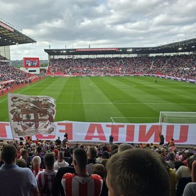 unita1863's profile picture. Unita 1863 is a fan-led campaign at Stoke City, to enhance match day experience & atmosphere. Based in South Stand - all welcome. DM for ideas 🔴⚪