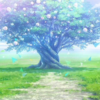 wishesinbloomt's profile picture. the tree from the pjsk event wishes in bloom #treetwt #pjsktwt #pjsktreetwt