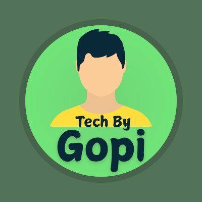 tech_by_gopi's profile picture. Tutorials,  discussion about web dev, ai - full stack dev