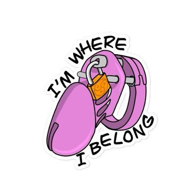 chastityNstrap's profile picture. Stay Locked, Stay loyal, and loving every moment of surrender 💕