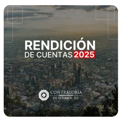 ContraloriaBta's profile picture. Control fiscal de todos y para todos.
Vigilancia de los recursos públicos de la ciudad.
Contralor distrital: Julián Mauricio Ruiz Rodríguez.