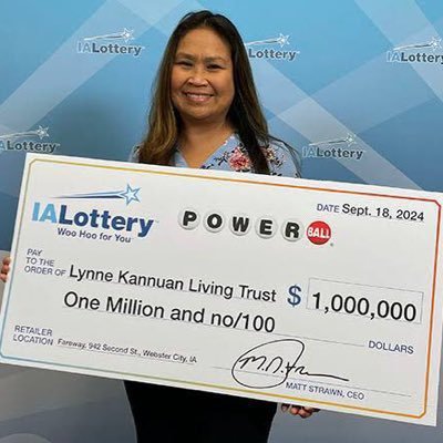 LynneK293's profile picture. Kannuan, 53, who works in healthcare,Winner of the Iowa Lottery is giving out to the society by paying off credit card debts.👌🇺🇸🇺🇸