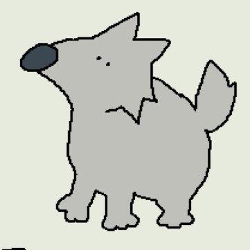 trustfall16's profile picture. a wolf sings in the choir