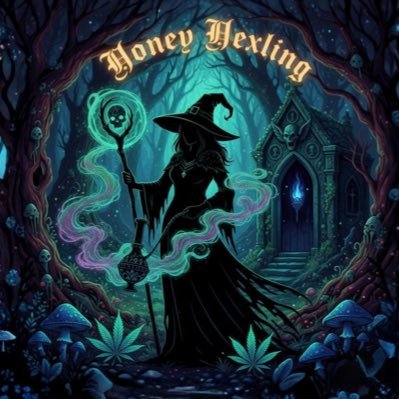 HoneyHexling's profile picture. Just a witch who lives to smoke, conjure chaos, and haunt the hazy nights. The only thing darker than my soul is the bottom of the bayou. 🍯 🍃 💨 🔮