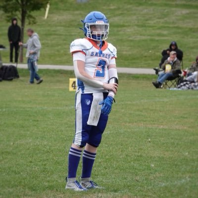 EmeryRonbeck's profile picture. QB1 / 6’0 / 170lbs / Simcoe Composite School / ‘28🇨🇦 / GPA 3.7 / Cayuga, Ontario / 905-981-9666📞/ #simcoesabres