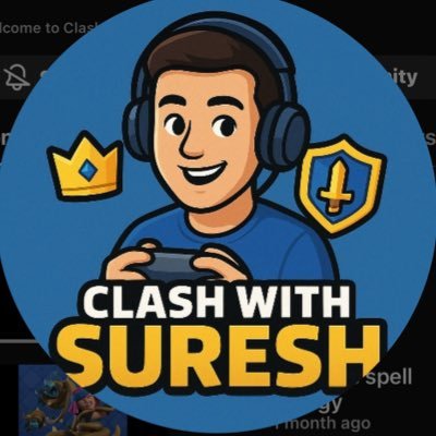 CR_SureshR's profile picture. I have YouTube channel here is the channel link (Clashwithsuresh) just search it in YouTube to find my channel.
