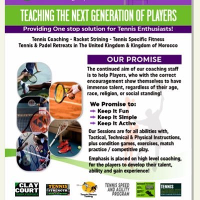 witatennis's profile picture. Bespoke Private Coaching- Hosted Tennis Holidays for Groups, Families & Individuals!Bringing you excellence through experience! U.K.🇬🇧 Morocco 🇲🇦