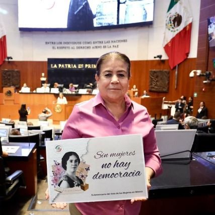 SenadoraV's profile picture. Senadora de la República Mexicana representando orgullosamente a mi estado, Durango.  #EsUnHonorEstarConClaudiaHoy