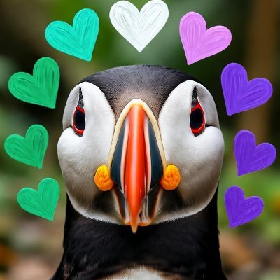 solsticepuffin's profile picture. TERF 💛🤍💜
🫶❤️ 
🇪🇺 European heritage advocate 🇪🇺
The queers call me nazi
