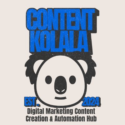Contentkoalaa's profile picture. Your 1-Stop Shop For:
Digital Marketing , Growth, Strategy & Content Creation Platform