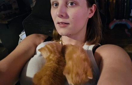 RinaJerjay's profile picture. Overhauling Account into a Less Stressful Habitat
VrChat Is awesome!
Just a Goober Gleebo Carrier Pigeon who Loves Star Wars, Resident Evil, and Trans Stories !