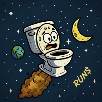OrbitRuns's profile picture. Born from chaos, powered by bowel pressure. $RUNS isn’t a project — it’s a movement. Literally. 💩
To the moon, and beyond the toilet! 🌕🚽