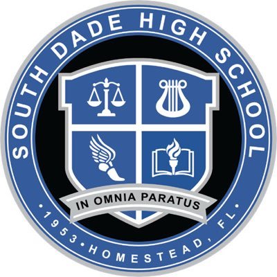 SouthDadeHS's profile picture. 𝒯𝒽𝑒 𝒫𝓇𝑒𝓂𝒾𝑒𝓇 𝒮𝒸𝒽𝑜𝑜𝓁 𝑜𝒻 𝓉𝒽𝑒 𝒮𝑜𝓊𝓉𝒽. A comprehensive, magnet-academy high school located in south Miami-Dade County. We are an “A” School!
