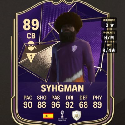 syhgman's profile picture. #55 • Jugador de Clubes EA Sports FC • PS5 • DFD-DFC-DFI • en @maldiciondacci 🦉