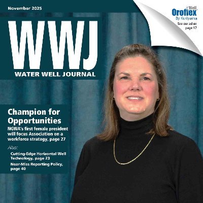 WaterWellJournl's profile picture. For 75-plus years, Water Well Journal® has covered the groundwater industry. We cover the water well drilling industry in both PRINT and DIGITAL formats.