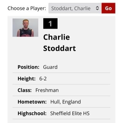 Charlie_Stodd06's profile picture. UK 🇬🇧 ➡️🇺🇸| 6’3 Guard | @bcccmbb freshman Number 1  | 19 years old |Email- cstoddart06@outlook.com