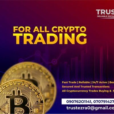 Trustexchanges's profile picture. Crypto Vendor 🤝 | Active Crypto Trader analyzing market moves 📉 | Web3 Enthusiast exploring DeFi, NFTs, & the decentralized future 🌐.Building the new economy