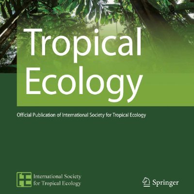 tropicecology's profile picture. Tropical Ecology is an official journal of ISTE, devoted to all aspects of tropical and sub-tropical ecosystems. Editor in Chief: @PCAbhilash1