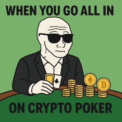 Cryptopoker777's profile picture. I am SEO/AEO tech guy, left 9-5 cause #memes and boss didn’t pay me #crypto coin coder and gambler is my hobby, when you go all in on #cryptopoker