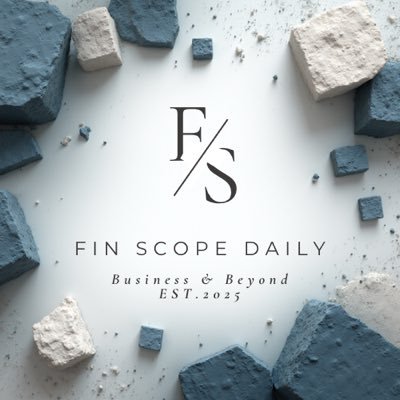Finscopedaily's profile picture. Markets. Money. World news. Explained daily.